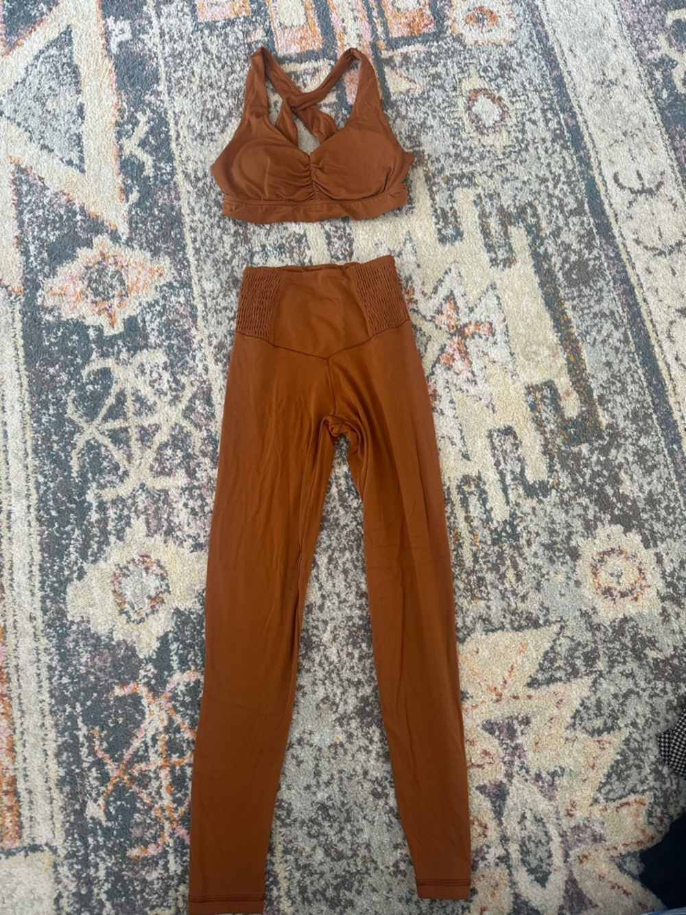 Aerie offline by aerie Real Me set leggings with Matching Sports Bra